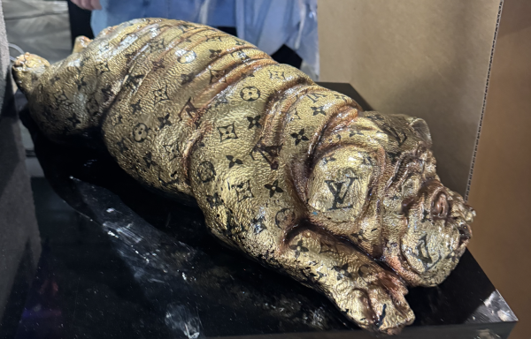 LV Pug Sculpture